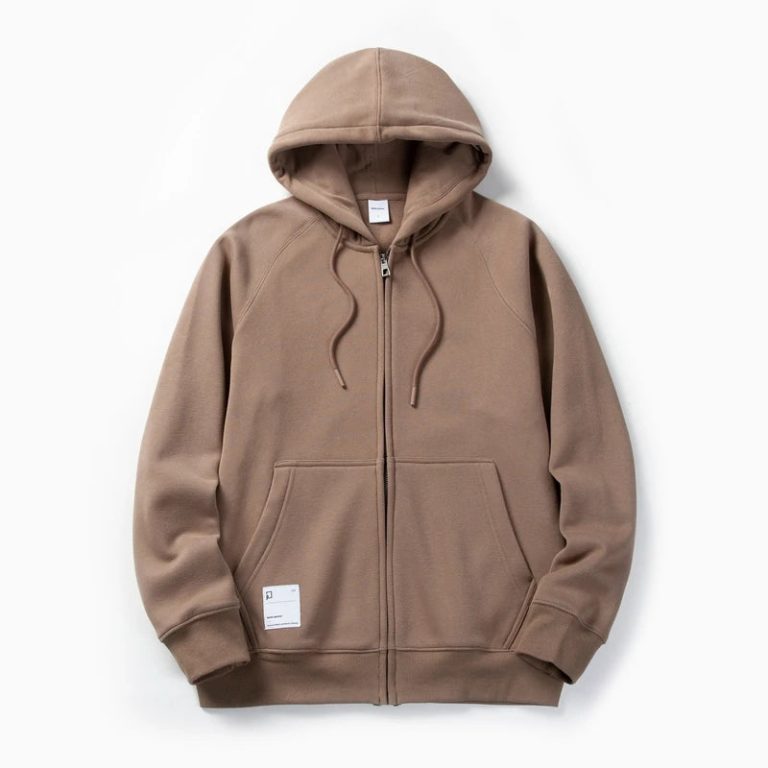 Solid Color Hoodie Men Fashion Zip Up Long Sleeve Oversized Jacket Coat Harajuku Gothic Hooded Sweatshirt Y2K Teen BP13813 - Image 14
