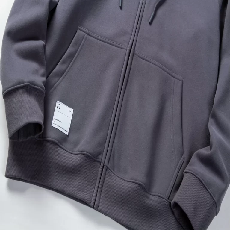 Solid Color Hoodie Men Fashion Zip Up Long Sleeve Oversized Jacket Coat Harajuku Gothic Hooded Sweatshirt Y2K Teen BP13813 - Image 3