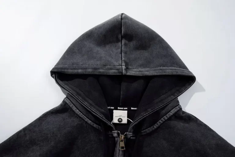 Vintage Oversize Hoodies Jacket Y2K Embroidered Patchwork Full Zip Up Hooded Sweatshirt Hip Hop Harajuku Baggy Washed Streetwear - Image 20