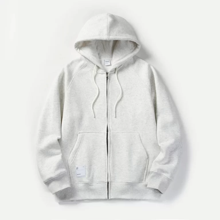 Solid Color Hoodie Men Fashion Zip Up Long Sleeve Oversized Jacket Coat Harajuku Gothic Hooded Sweatshirt Y2K Teen BP13813 - Image 9