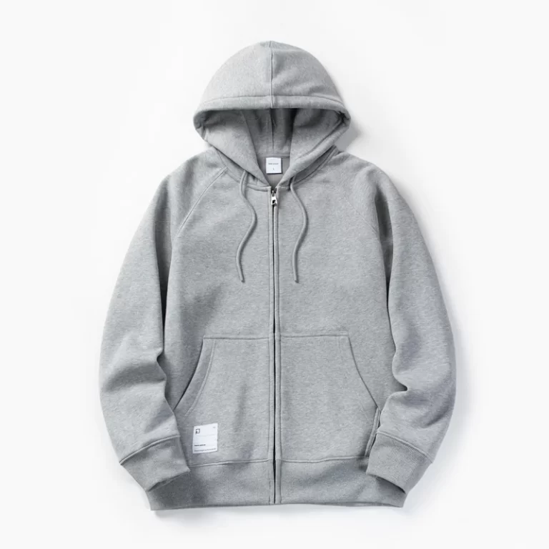 Solid Color Hoodie Men Fashion Zip Up Long Sleeve Oversized Jacket Coat Harajuku Gothic Hooded Sweatshirt Y2K Teen BP13813 - Image 18