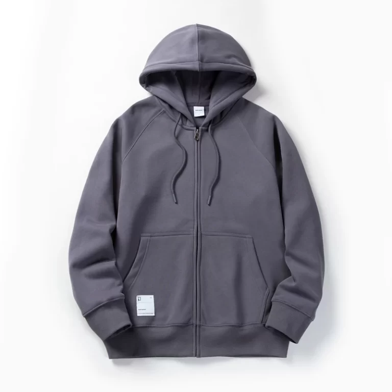 Solid Color Hoodie Men Fashion Zip Up Long Sleeve Oversized Jacket Coat Harajuku Gothic Hooded Sweatshirt Y2K Teen BP13813 - Image 19